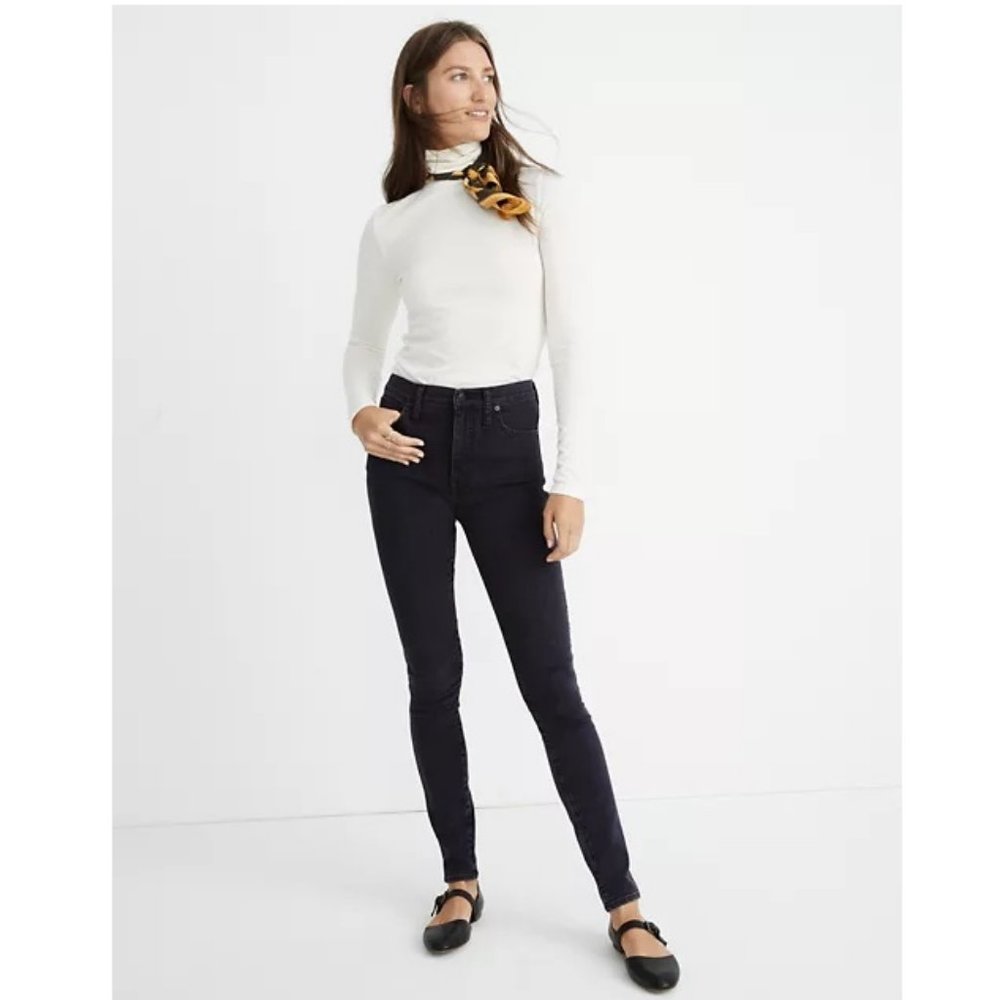Madewell 10" High-Rise Skinny Jeans Eclipse Wash